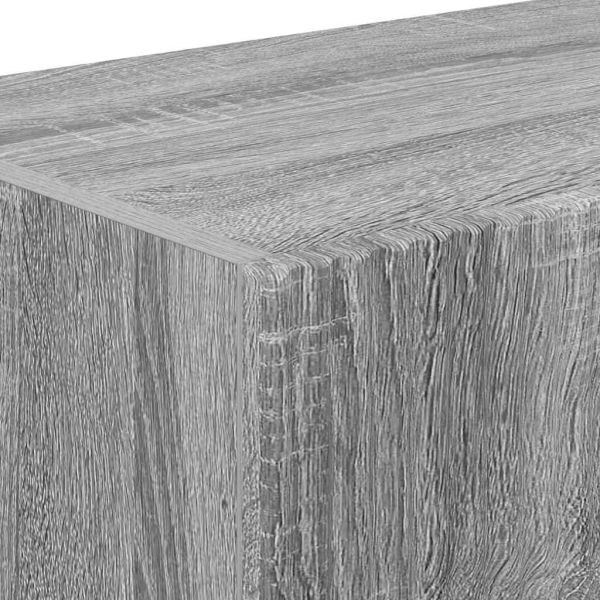 TV стенен шкаф Сив Сонома 98 x 31 x 29,5 см Инженерно дърво