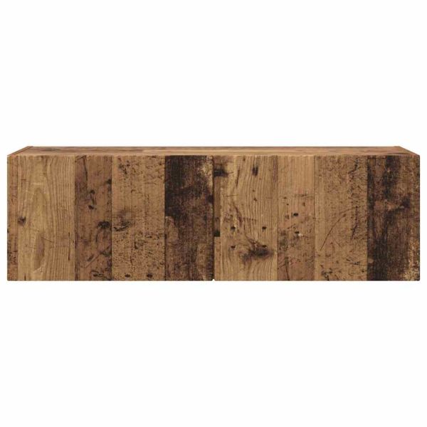 TV стенен шкаф Старо дърво 98 x 31 x 29,5 см Инженерно дърво