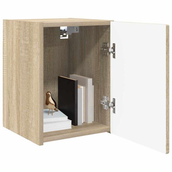 TV стенен шкаф 2 pcs Сонома 30 x 31 x 40 см Инженерно дърво