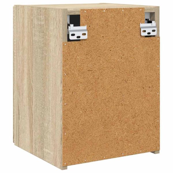 TV стенен шкаф 2 pcs Сонома 30 x 31 x 40 см Инженерно дърво