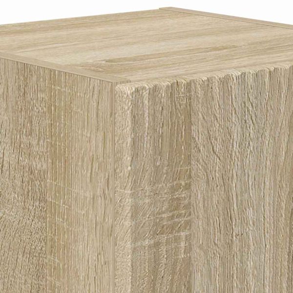 TV стенен шкаф 2 pcs Сонома 30 x 31 x 40 см Инженерно дърво