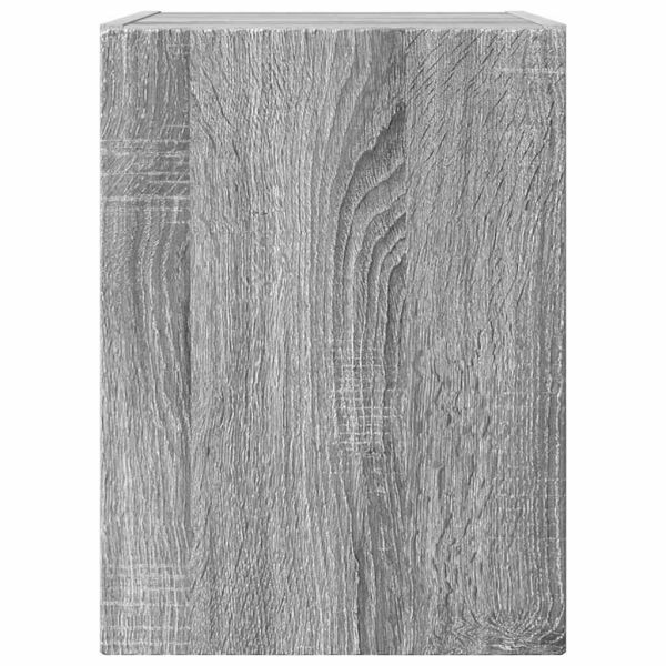 TV стенен шкаф 2 pcs Сив Сонома 30 x 31 x 40 см Инженерно дърво