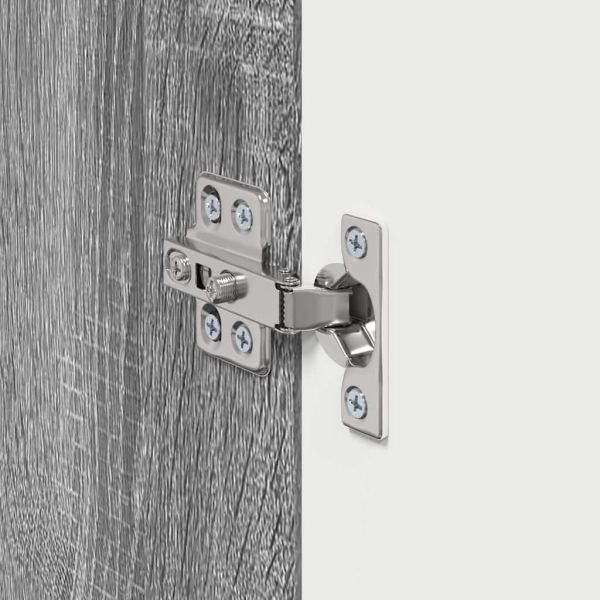 TV стенен шкаф 2 pcs Сив Сонома 30 x 31 x 40 см Инженерно дърво