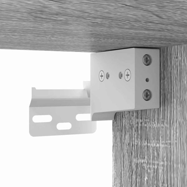 TV стенен шкаф 2 pcs Сив Сонома 30 x 31 x 40 см Инженерно дърво