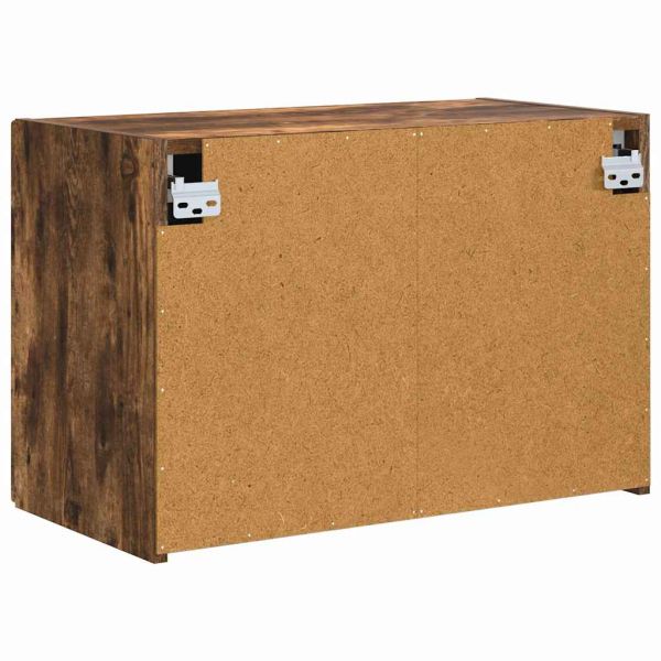 TV стенен шкаф Димян дъб 59,5 x 31 x 40 см Инженерно дърво