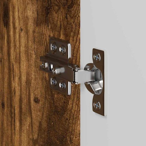 TV стенен шкаф 2 pcs Димян дъб 59,5 x 31 x 40 см