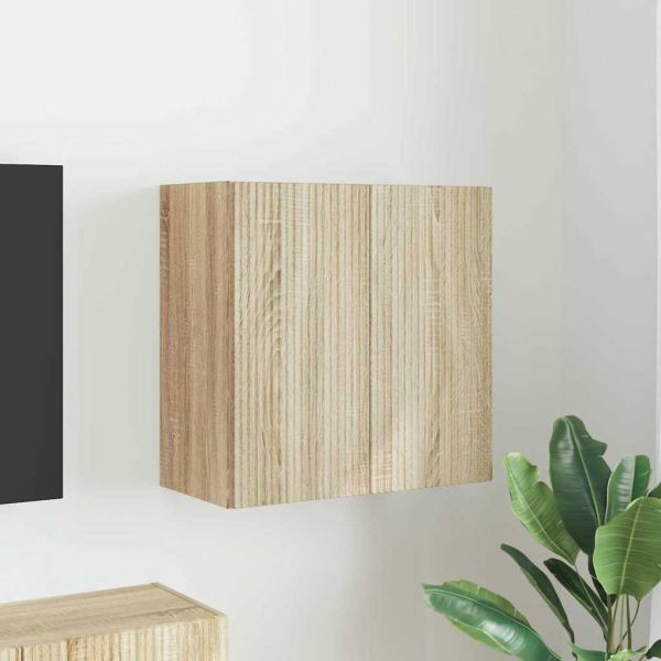 TV стенен шкаф Сонома дъб 59,5 x 31 x 60 см Инженерно дърво