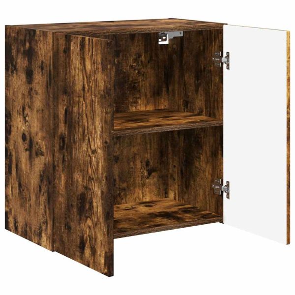 TV стенен шкаф Димян дъб 59,5 x 31 x 60 см Инженерно дърво