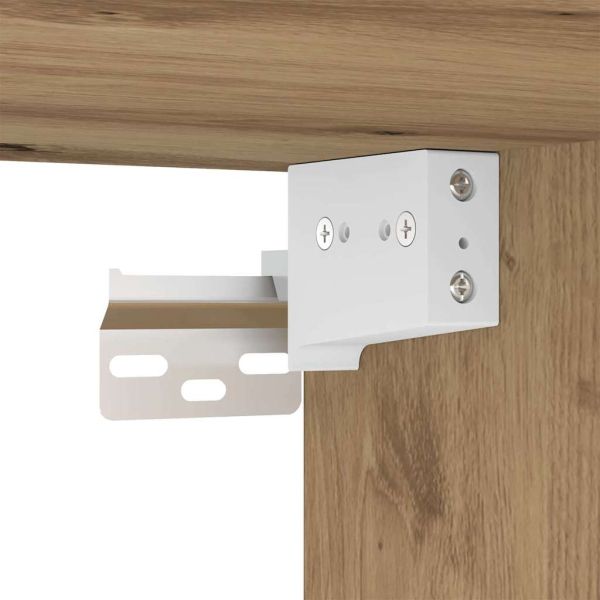 TV стенен шкаф Дъб 59,5 x 31 x 80 см Инженерно дърво