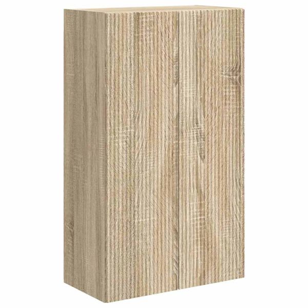 TV стенен шкаф Сонома дъб 59,5 x 31 x 100 см Инженерно дърво