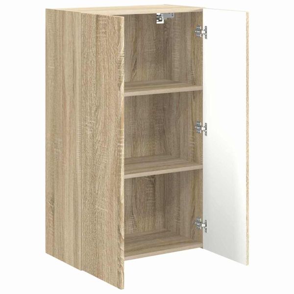 TV стенен шкаф Сонома дъб 59,5 x 31 x 100 см Инженерно дърво