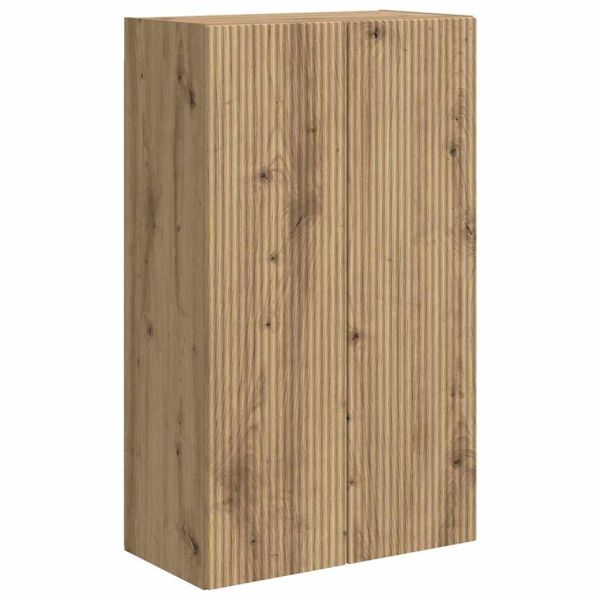 TV стенен шкаф Дъб 59,5 x 31 x 100 см Инженерно дърво