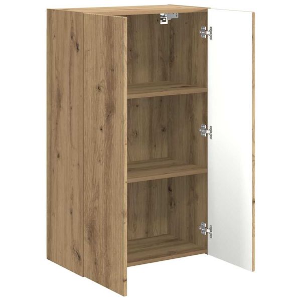 TV стенен шкаф Дъб 59,5 x 31 x 100 см Инженерно дърво