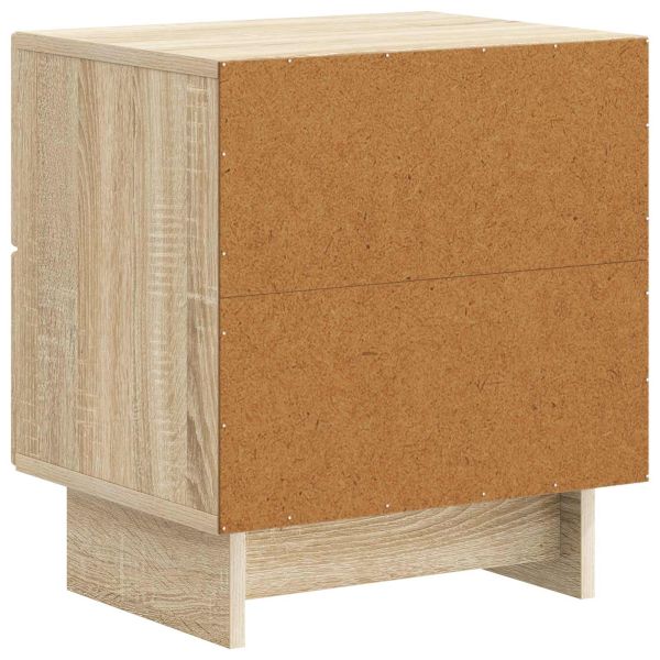 Нощен шкаф с чекмедже 2 pcs Дъб сонома 43 x 34,5 x 47,5 см