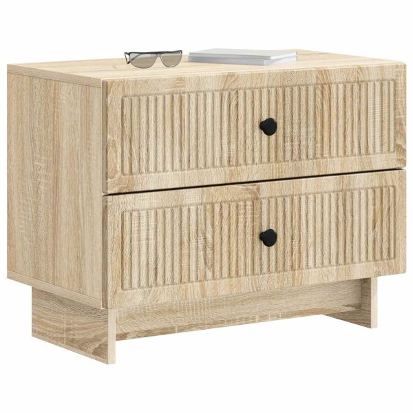 Нощен шкаф Дъб сонома 62 x 34,5 x 47,5 см Инженерна дървесина
