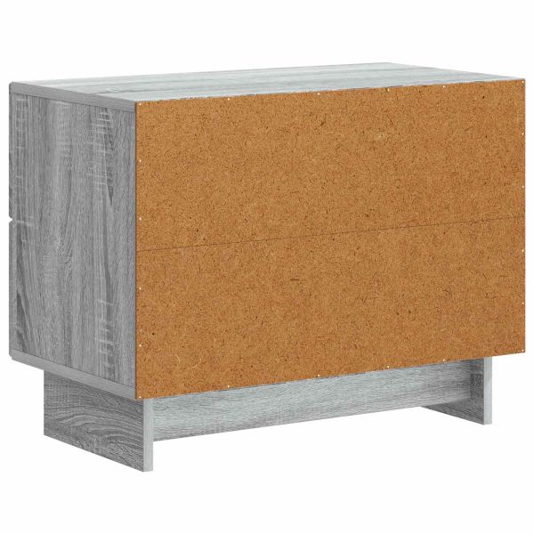 Нощен шкаф Сива сонома 62 x 34,5 x 47,5 см Инженерна дървесина