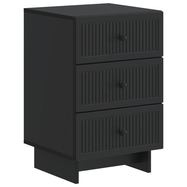 Нощен шкаф Черно 43 x 41 x 66,5 см Инженерна дървесина