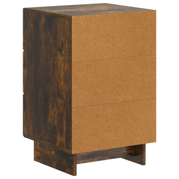 Нощен шкаф Опушен дъб 43 x 41 x 66,5 см Инженерна дървесина