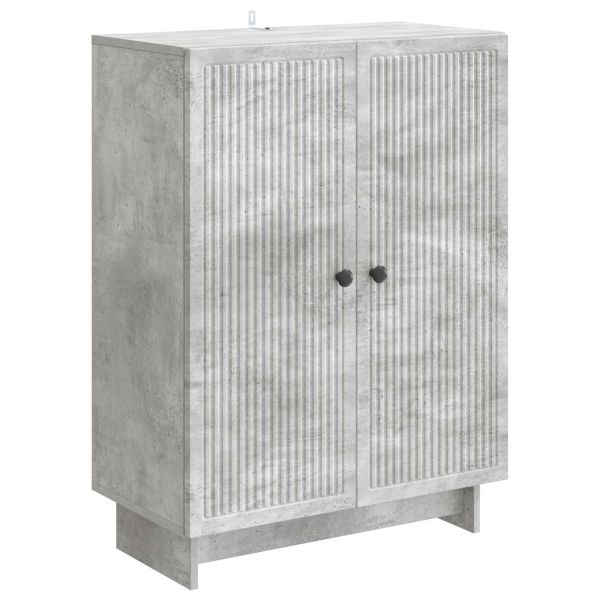 Служебен шкаф Бетонно сиво 66 x 34,5 x 90 см