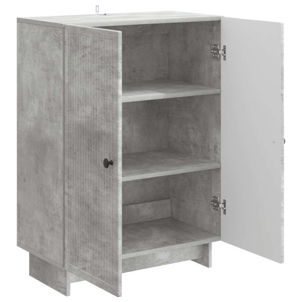 Служебен шкаф Бетонно сиво 66 x 34,5 x 90 см