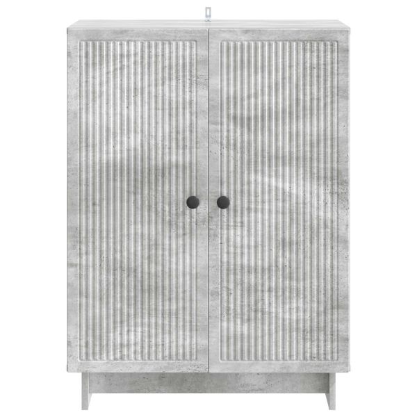 Служебен шкаф Бетонно сиво 66 x 34,5 x 90 см