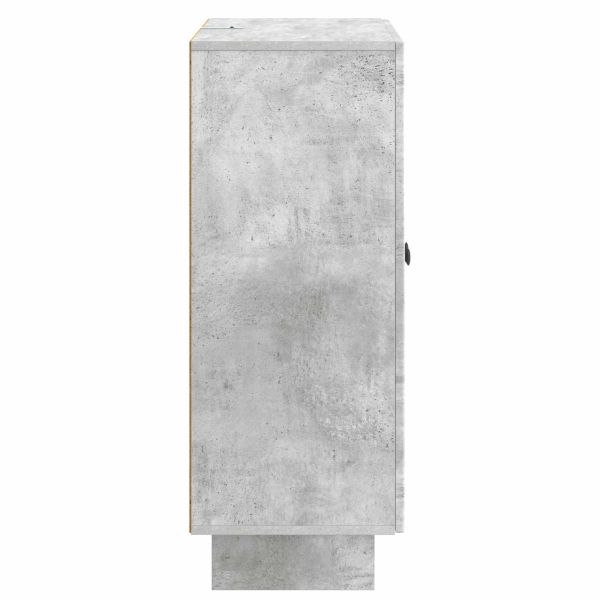 Служебен шкаф Бетонно сиво 66 x 34,5 x 90 см