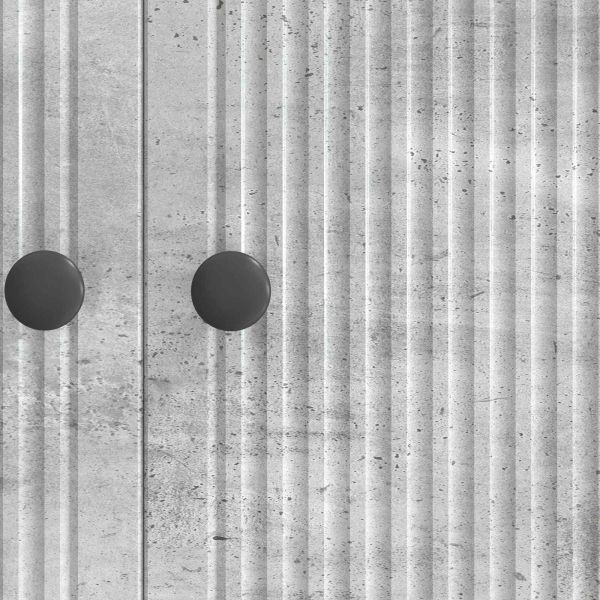 Служебен шкаф Бетонно сиво 66 x 34,5 x 90 см