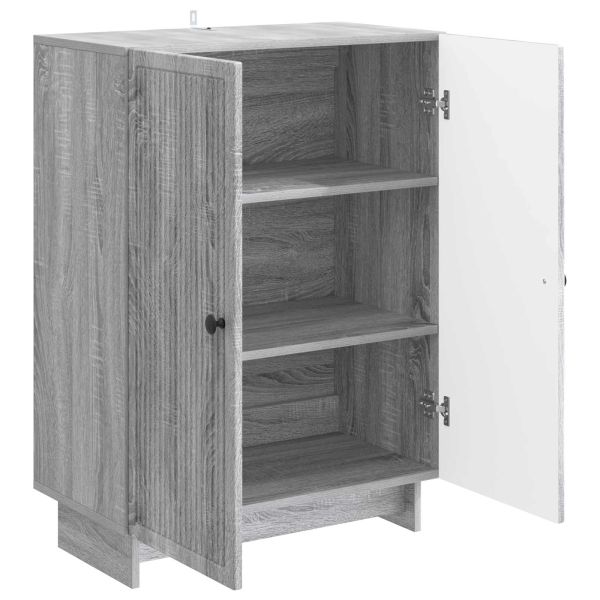 Служебен шкаф Сива сонома 66 x 34,5 x 90 см Инженерна дървесина