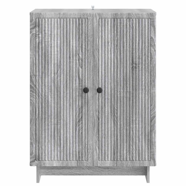 Служебен шкаф Сива сонома 66 x 34,5 x 90 см Инженерна дървесина