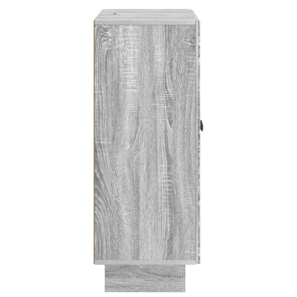 Служебен шкаф Сива сонома 66 x 34,5 x 90 см Инженерна дървесина