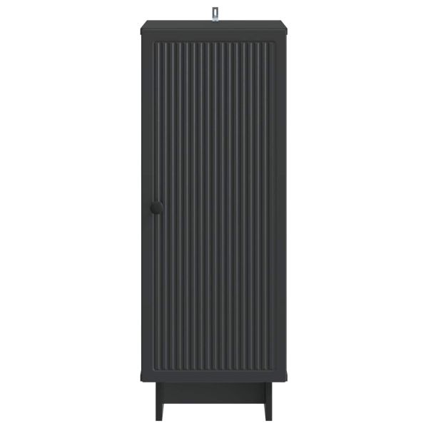 За шкафове Черен 33 x 34,5 x 90 см Инженерен дървен материал