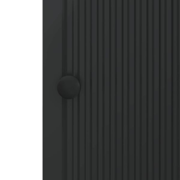 За шкафове Черен 33 x 34,5 x 90 см Инженерен дървен материал