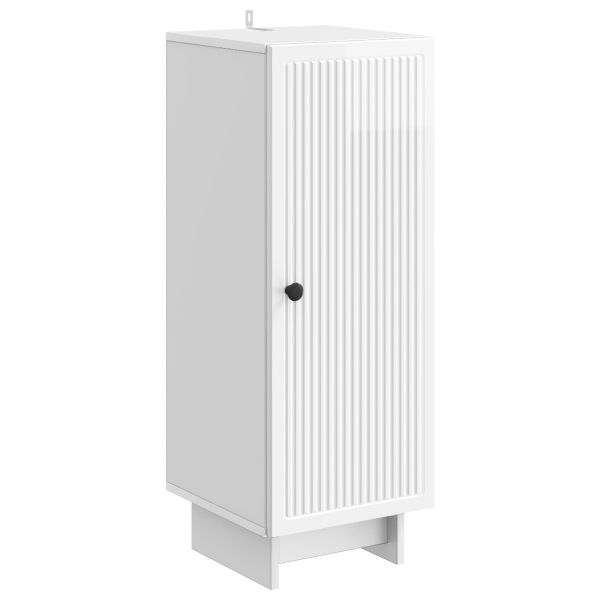 За шкафове Висок Гланцов Бял 33 x 34,5 x 90 см