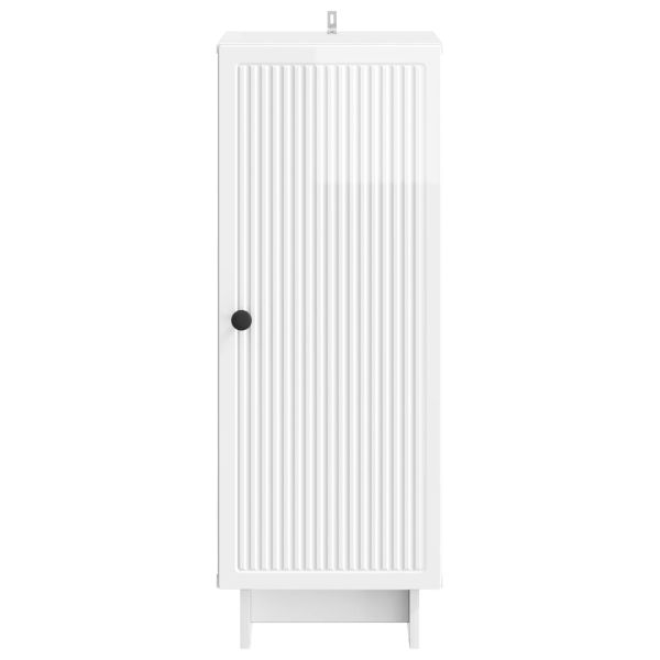 За шкафове Висок Гланцов Бял 33 x 34,5 x 90 см