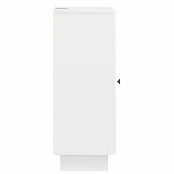 За шкафове Висок Гланцов Бял 33 x 34,5 x 90 см