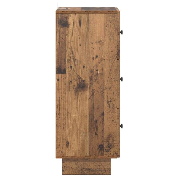 Чекмеджетен шкаф Старо дърво 33 x 34,5 x 90 см