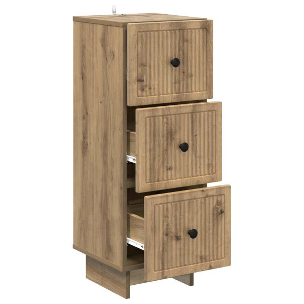 Чекмеджетен шкаф Дъб артизан 33 x 34,5 x 90 см