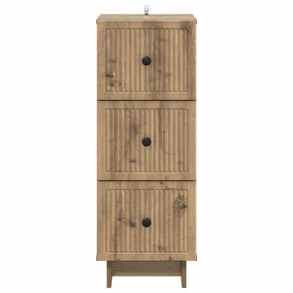 Чекмеджетен шкаф Дъб артизан 33 x 34,5 x 90 см