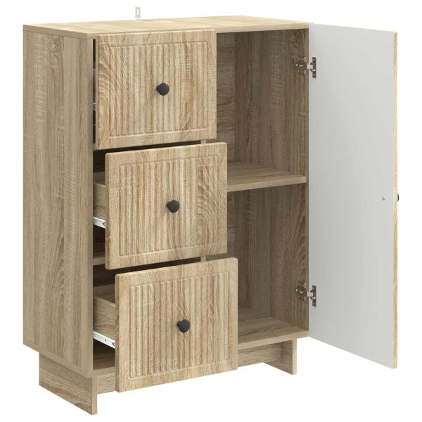 Служебен шкаф Дъб сонома 66 x 34,5 x 90 см Инженерна дървесина