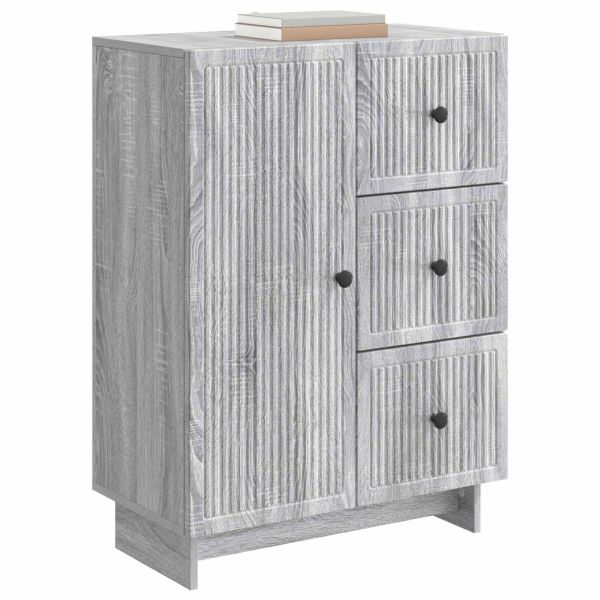 Служебен шкаф Сива сонома 66 x 34,5 x 90 см Инженерна дървесина