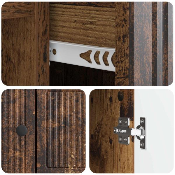 Служебен шкаф Старо дърво 66 x 34,5 x 90 см Инженерна дървесина