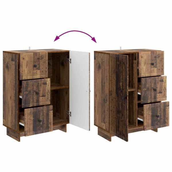 Служебен шкаф Старо дърво 66 x 34,5 x 90 см Инженерна дървесина