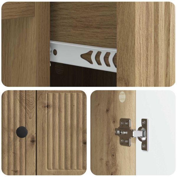 Служебен шкаф Дъб артизан 66 x 34,5 x 90 см Инженерна дървесина