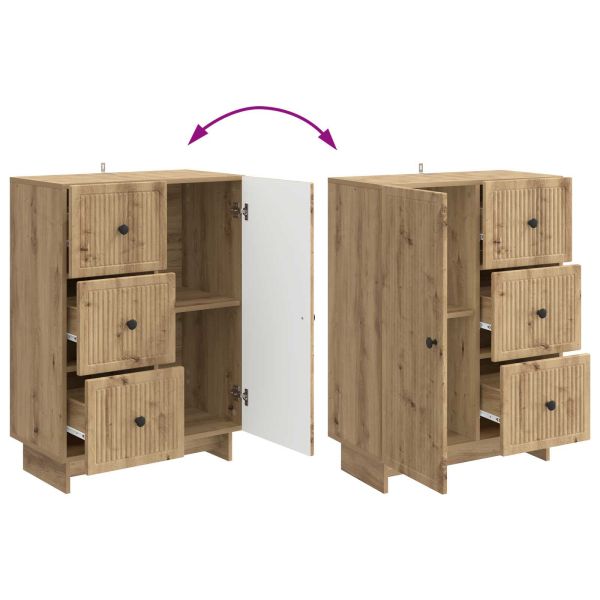 Служебен шкаф Дъб артизан 66 x 34,5 x 90 см Инженерна дървесина