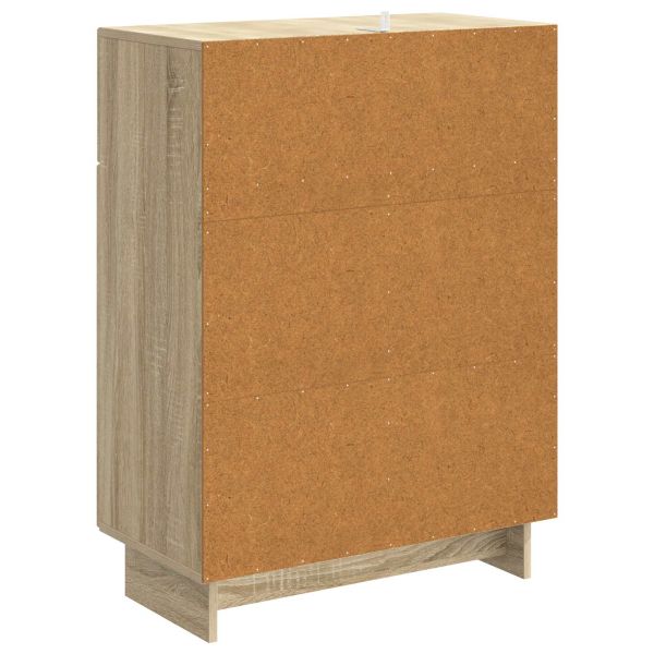 Служебен шкаф Дъб сонома 66 x 34,5 x 90 см Инженерна дървесина
