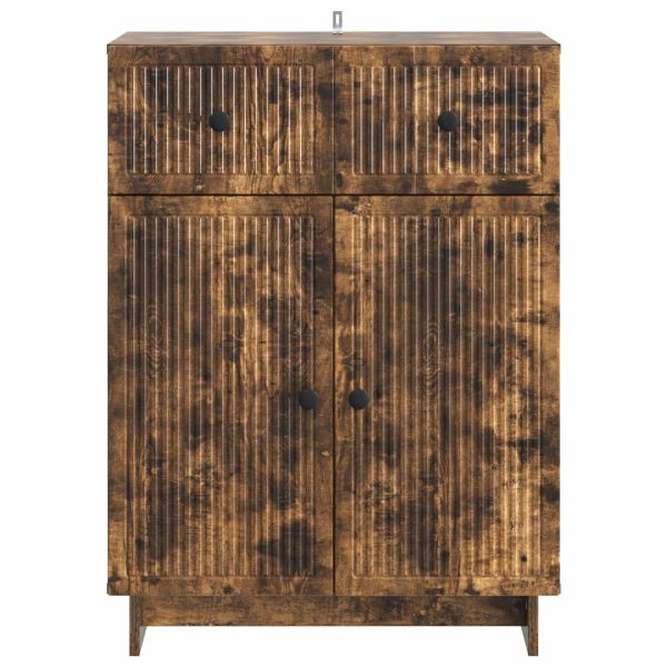 Служебен шкаф Опушен дъб 66 x 34,5 x 90 см Инженерна дървесина