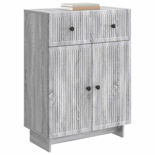 Служебен шкаф Сива сонома 66 x 34,5 x 90 см Инженерна дървесина