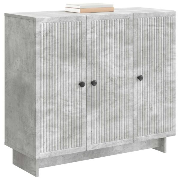 Служебен шкаф Бетонно сиво 89 x 34,5 x 80 см