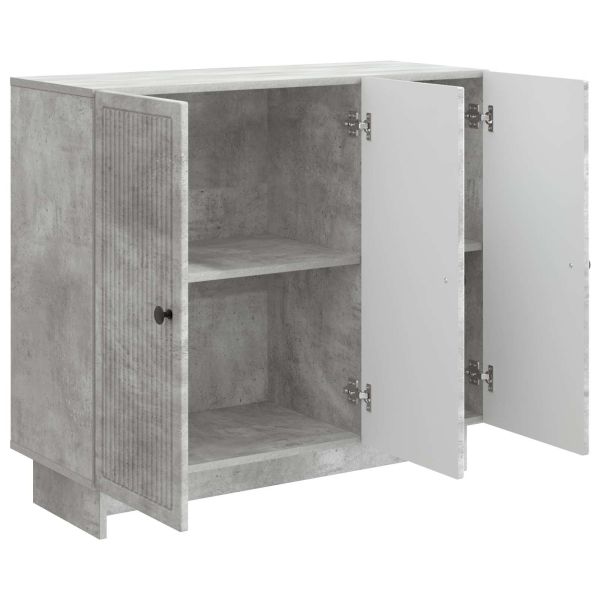 Служебен шкаф Бетонно сиво 89 x 34,5 x 80 см