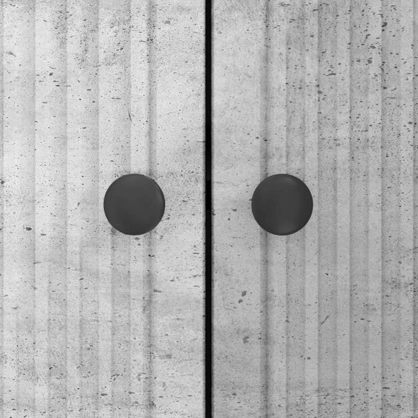 Служебен шкаф Бетонно сиво 89 x 34,5 x 80 см